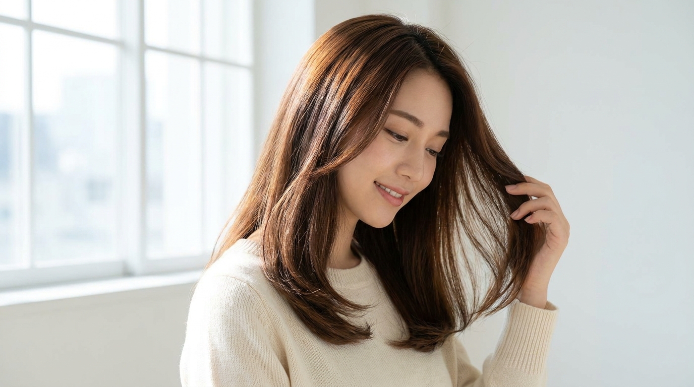 完美染後髮質